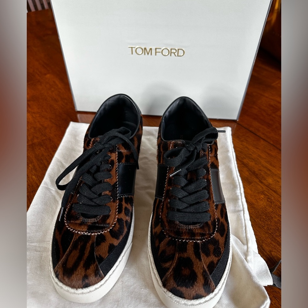 Tom Ford Pony Calfskin Sneakers (never worn)